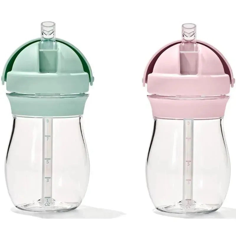 Oxo – 2Pk Tot Transitions Straw Cup 9 Oz, Opal/Blossom