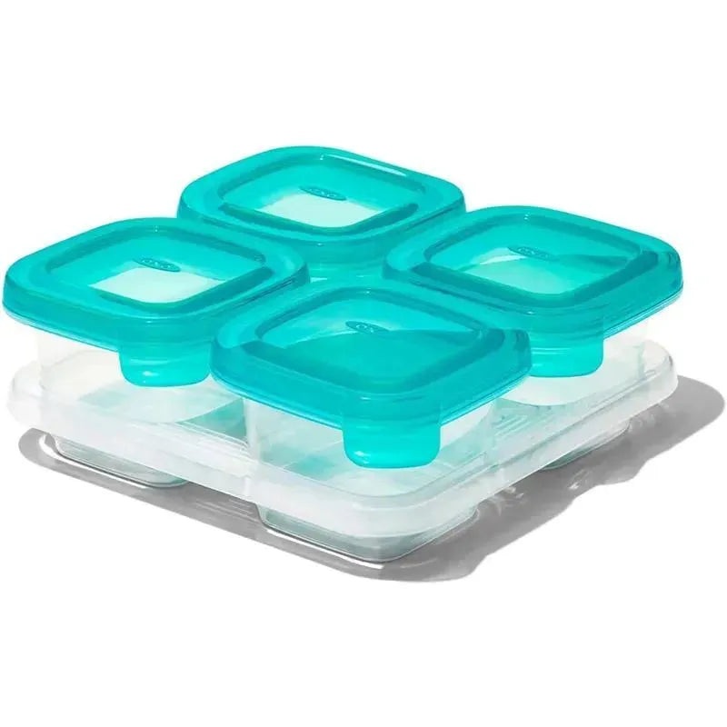 OXO – 4Oz Silicone Baby Blocks, Teal