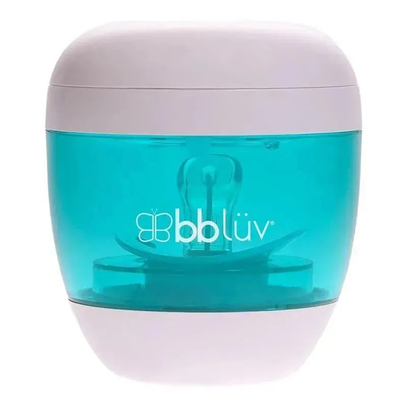 Bbluv Uvi 4-In-1 Portable Pacifier & Nipple Uv Sterilizer, White/Aqua