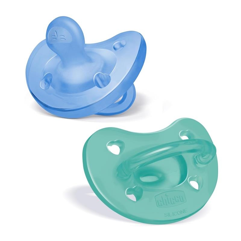 Chicco Feeding – Physioforma Orthodontic Silicone Pacifier Blue/Green 6-16M, 2Pk