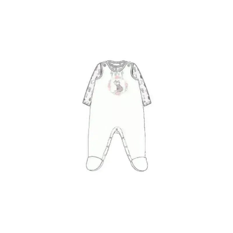 Cudlie – 2Pk Baby Girl Fox Jumper & Bodysuit Set, Ivory