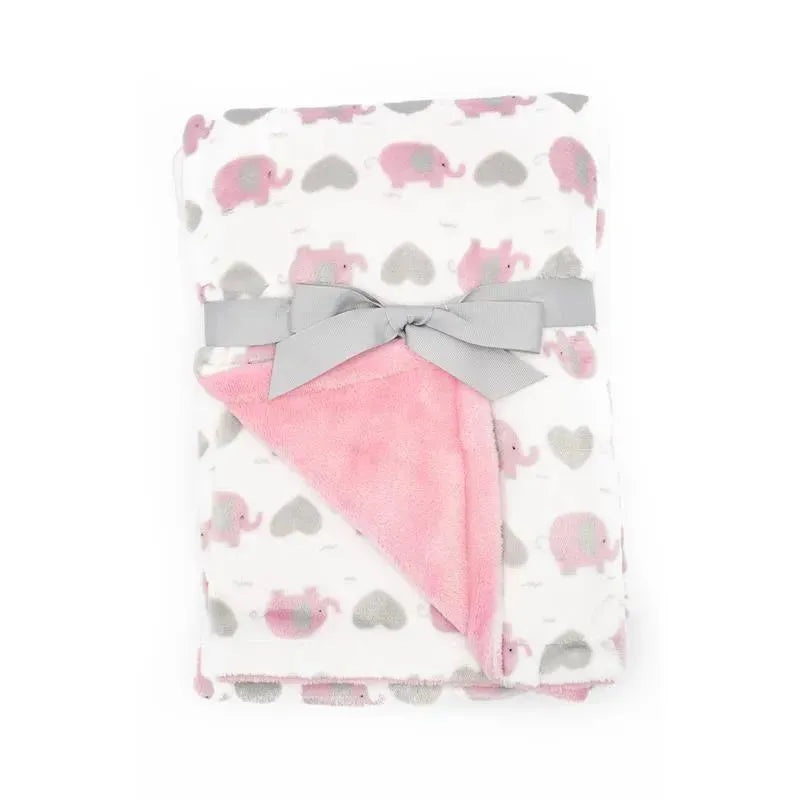 Forever Baby Blanket Pink Elephants