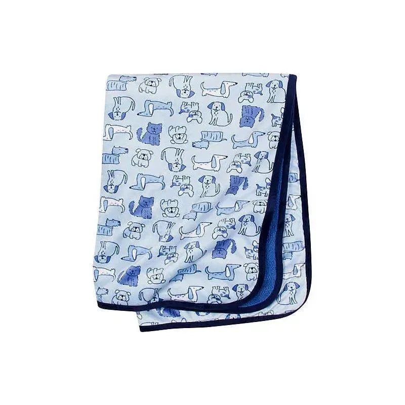 Gerber Bedding – 1Pk Plush Baby Blanket – Dog Mountains
