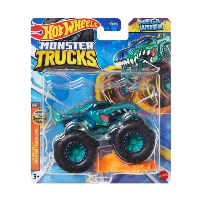 Hot Wheels – Monster Trucks Die-Cast Car, Mega-Wrex