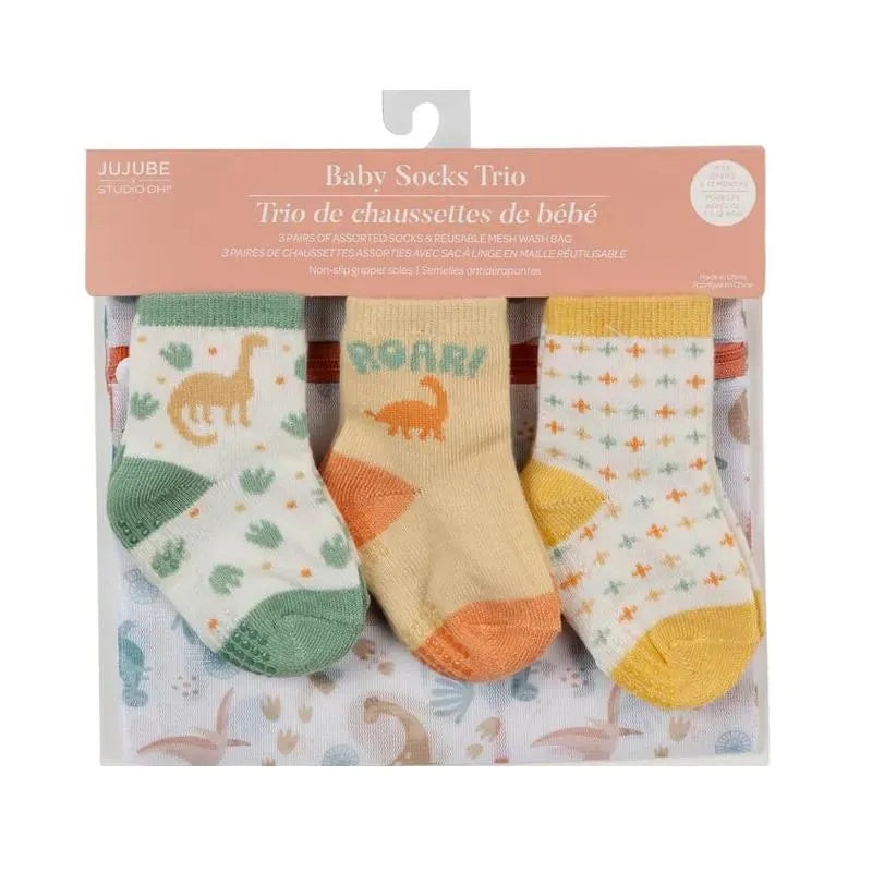 Jujube – Baby Socks Trio, Roarsome