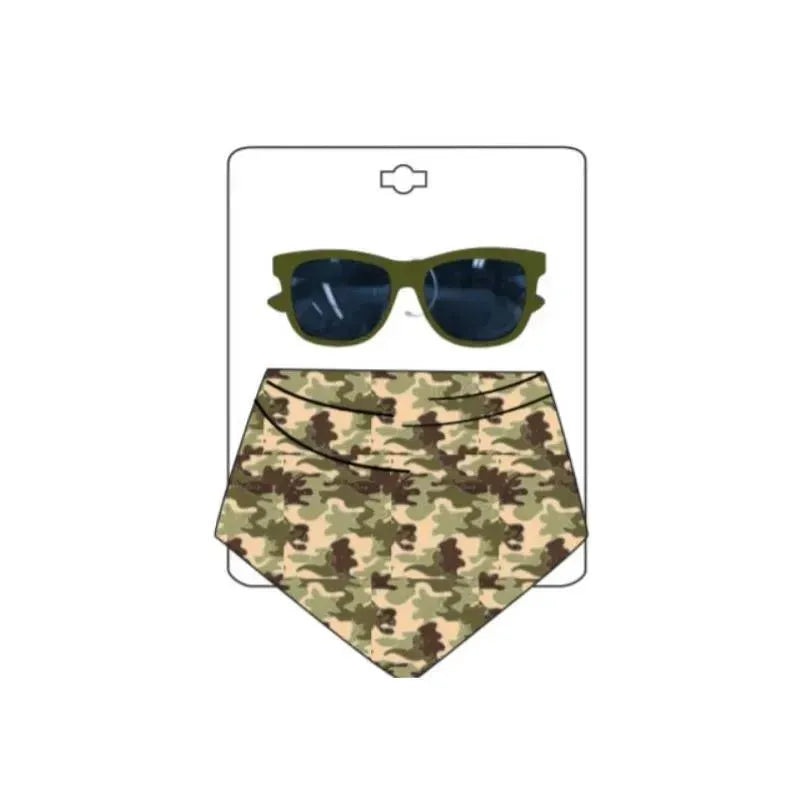 Little Me Accessories – Sunglasses & Bandana Camo, 0/12M