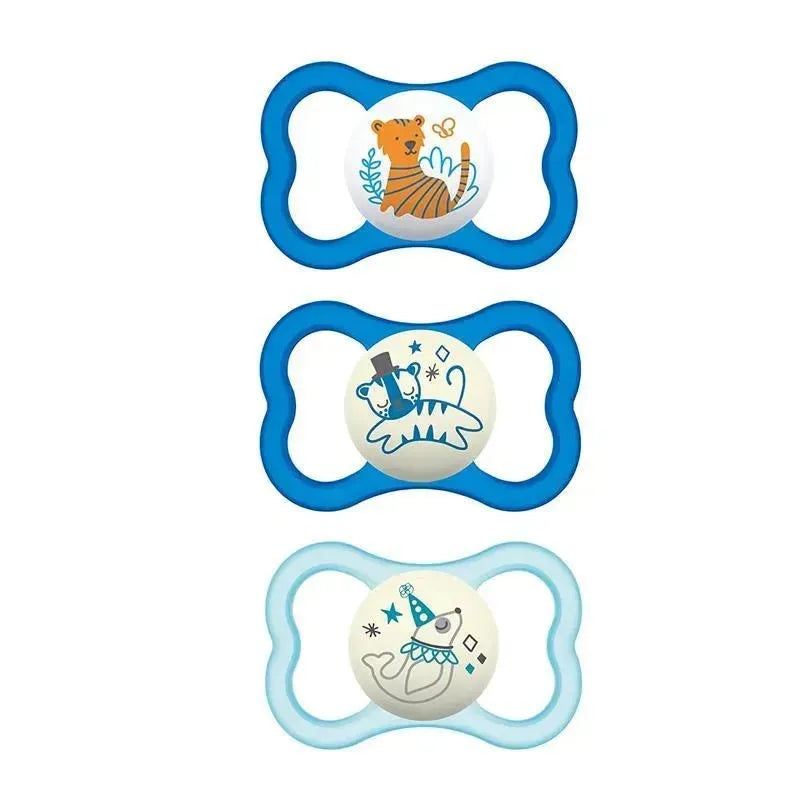 Mam – 3Pk Boy Air Night & Day Pacifiers, 16M+