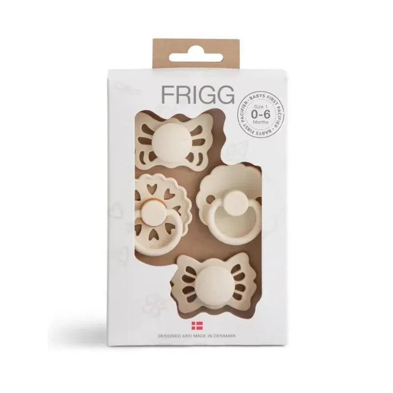 Mushie – Frigg Baby’s First Pacifier Set, Cream