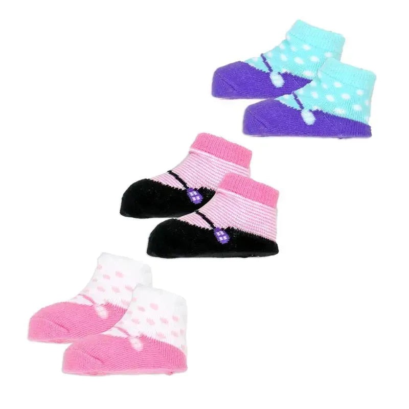 Rose Textiles – 3 Pairs Crew Sock, Maryjane Shoes