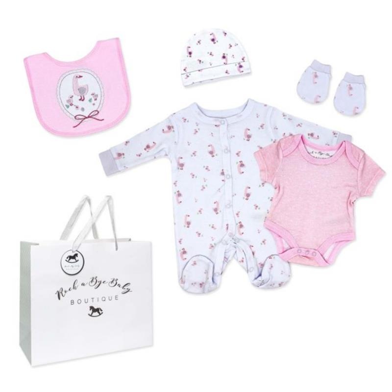 Rose Textiles – 5Pk Baby Girls Mesh Bag Set Goose