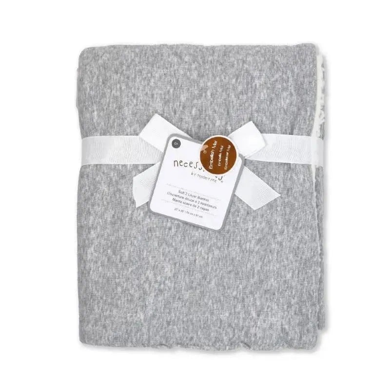 Rose Textiles – Grey Heather Sherpa Blanket