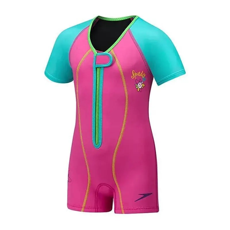 Speedo Begin To Swim Uv Thermal Suit, Berry, 2T