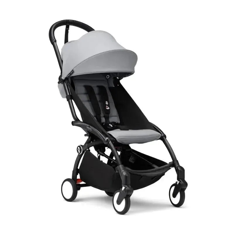 Stokke – Yoyo Stroller Black Bundle 6+, Stone