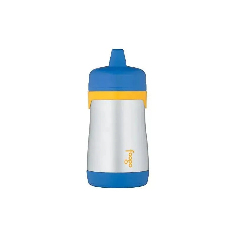 Thermos – Foogo Stainless Steel Sippy Cup, Yellow/Blue, 10 Oz
