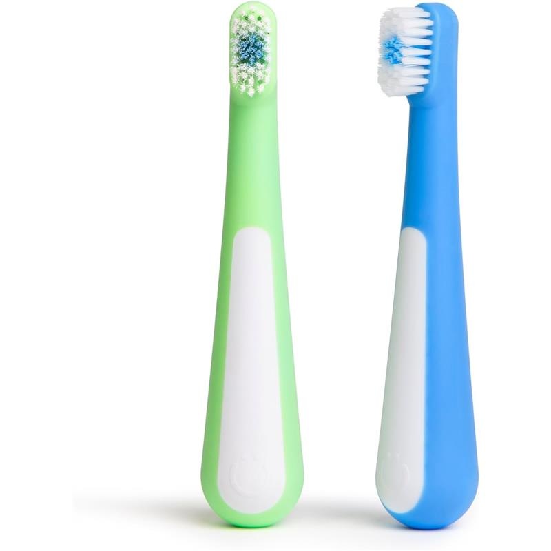 Ubbi – Polaris & Green Toddler Training Toothbrush Set