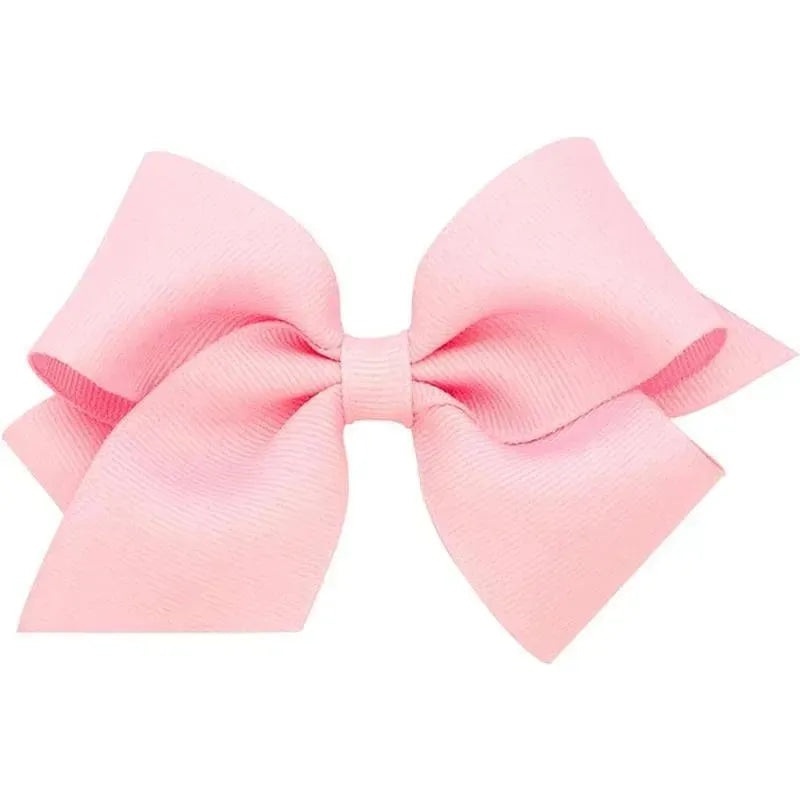 Wee Ones – Basic Grosgrain Light Pink Bow