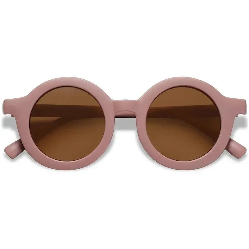 Ali+Oli – SOJOS Cute Round Polarized Sunglasses, UV400 Protection, Mauve