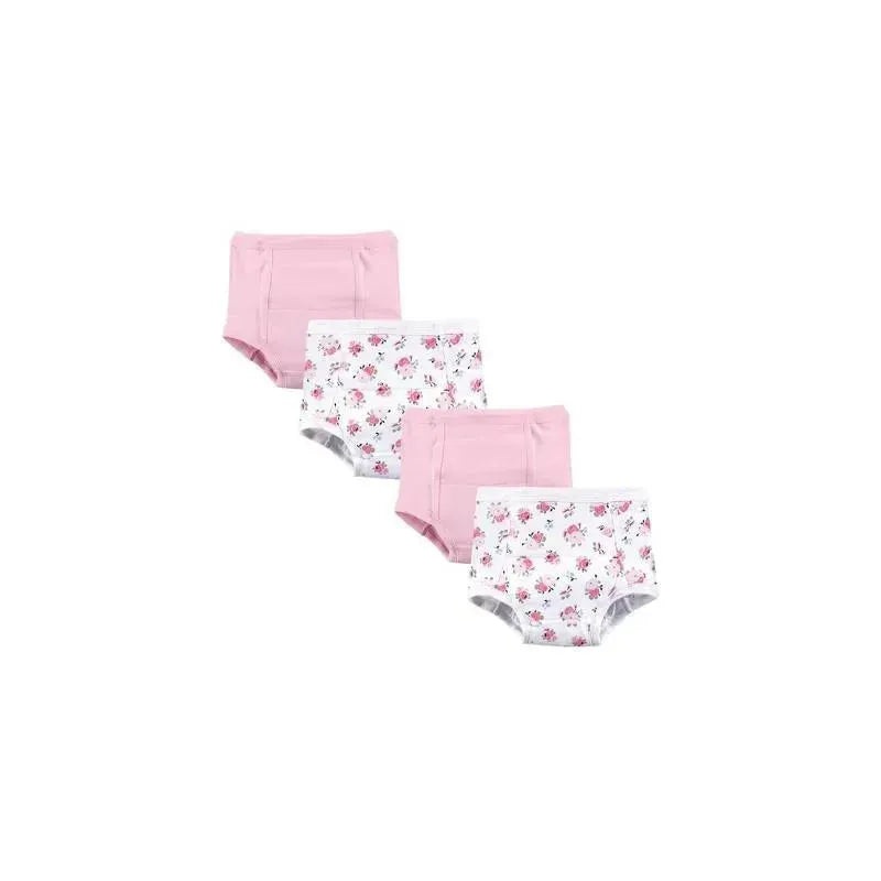 Baby Vision – Baby Girl 4Pk Cotton Training Pants, Floral