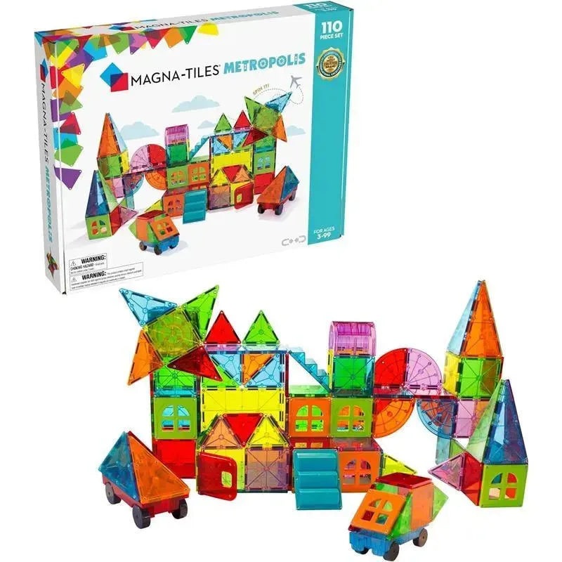 Magnatiles – Metropolis 110-Piece Magnetic Construction Set