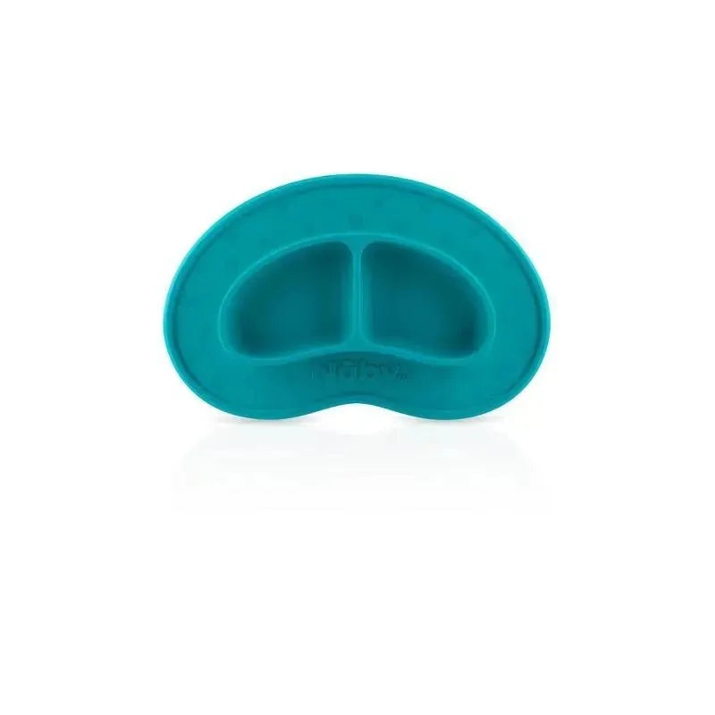 Nuby – Sectioned Silicone Feeding Mat, Aqua