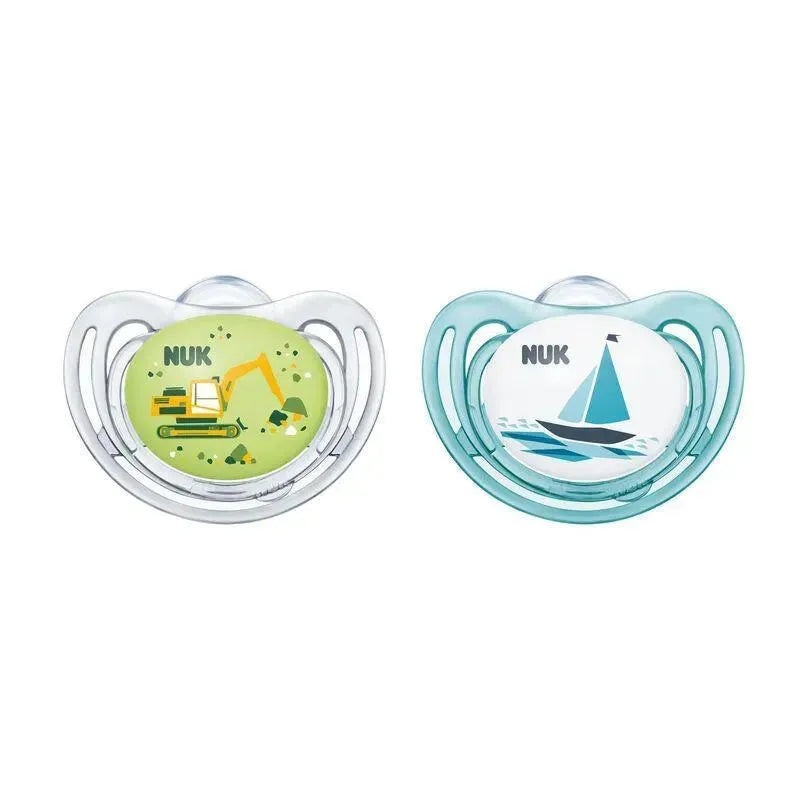 Nuk – Pacifier 2 Pk Size 1 Airflow, Mixed Case