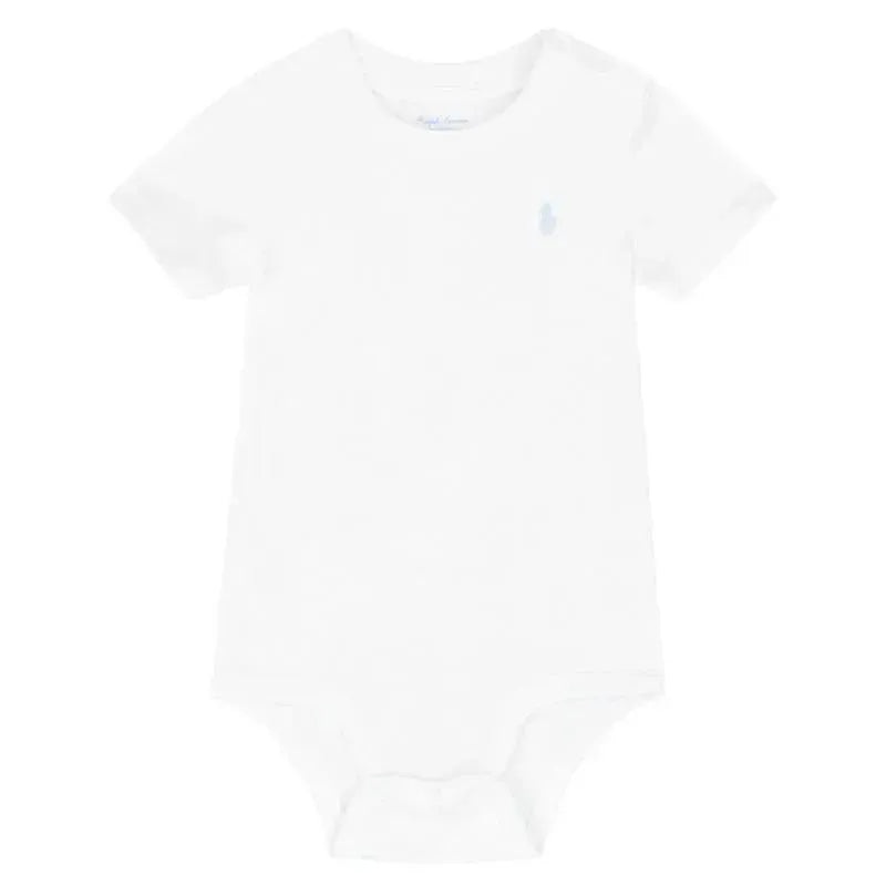 Polo Ralph Lauren Baby – Short Sleeve Jersey Knit T-Shirt Bodysuit, White