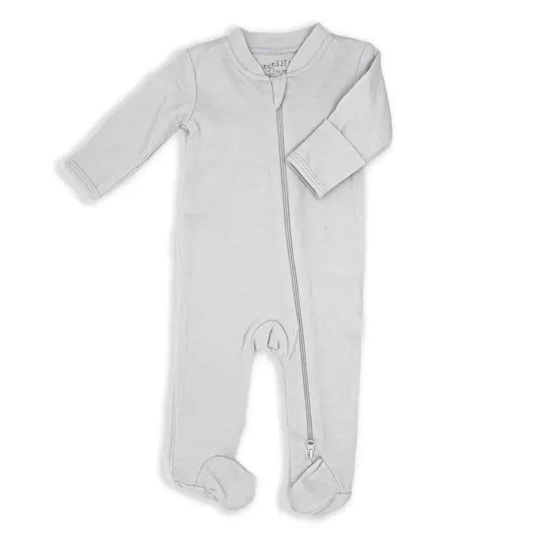 Rose Textiles – Solid Mitted Cuff Sleepers, Grey