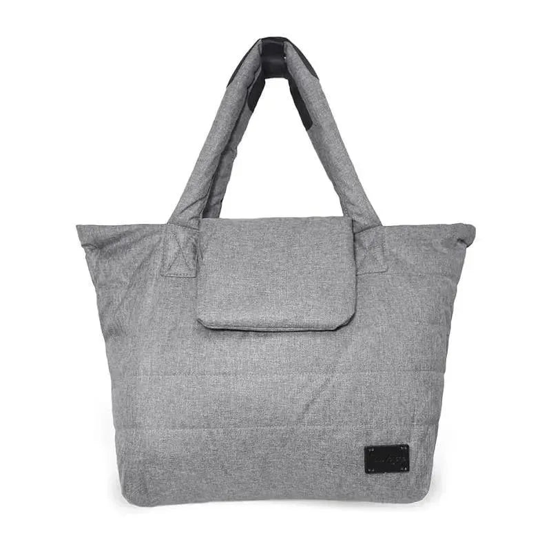 7AM Voyage – Capri Diaper Bag Tote, Heather Grey