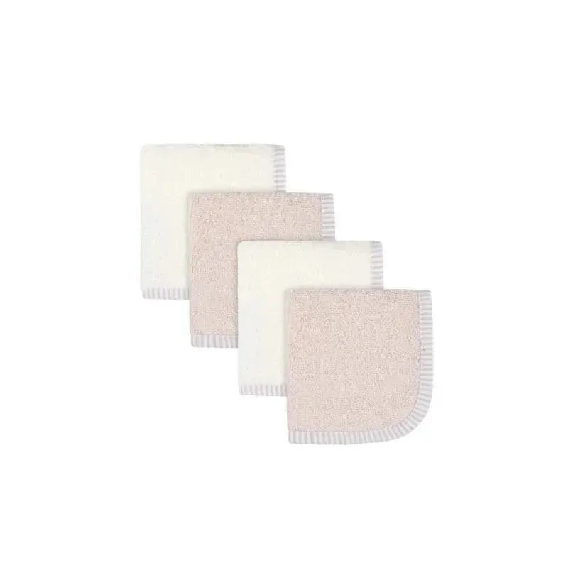 Gerber 4 PAck Girls Pink Woven Washcloths