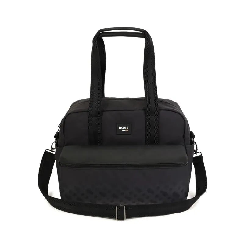 Hugo Boss Baby – Logo Patch Changing Diaper Bag Black
