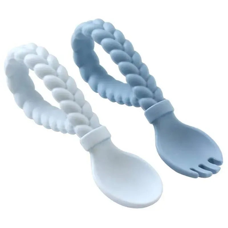 Itzy Ritzy – Sweetie Spoons & Fork Set Blue