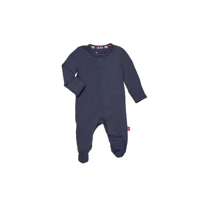 Magnetic Me – Starless Night Organic Cotton Magnetic Footie
