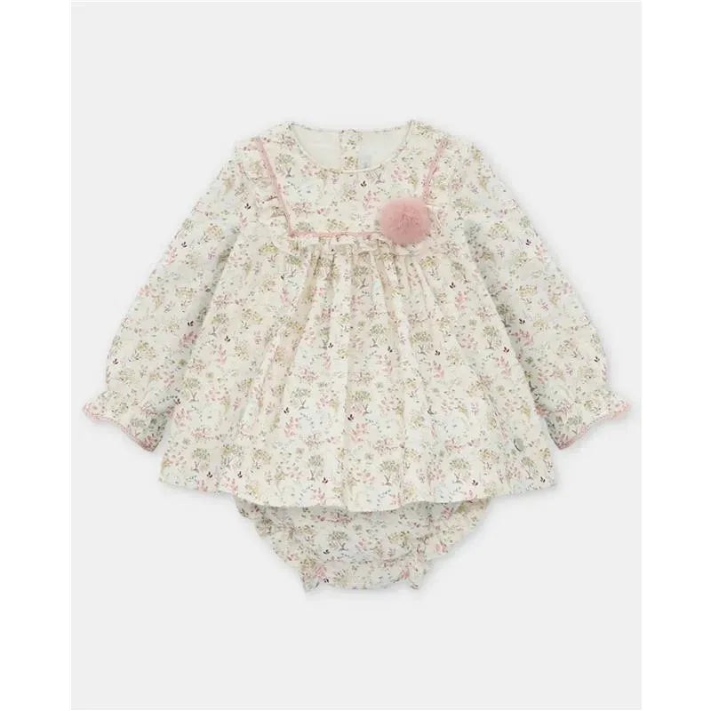 Martin Aranda – Set Dress & Matching Bloomer Peonia, Rosa Palo