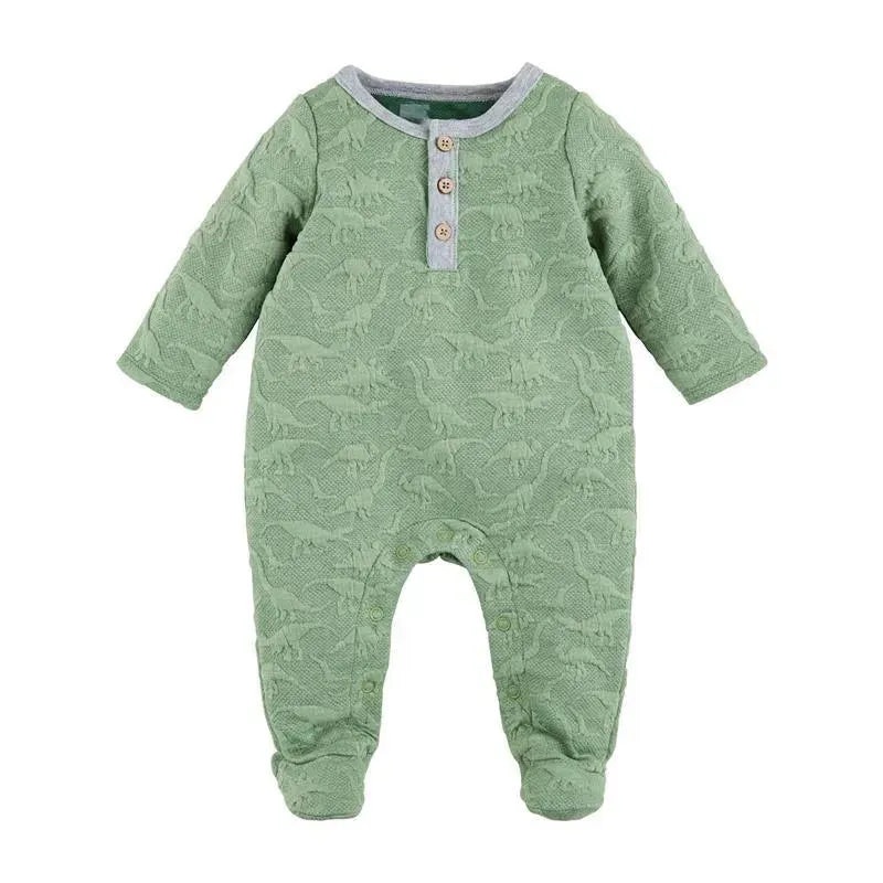 Mud Pie – Quilted Dino Sleeper, 0-3 Months