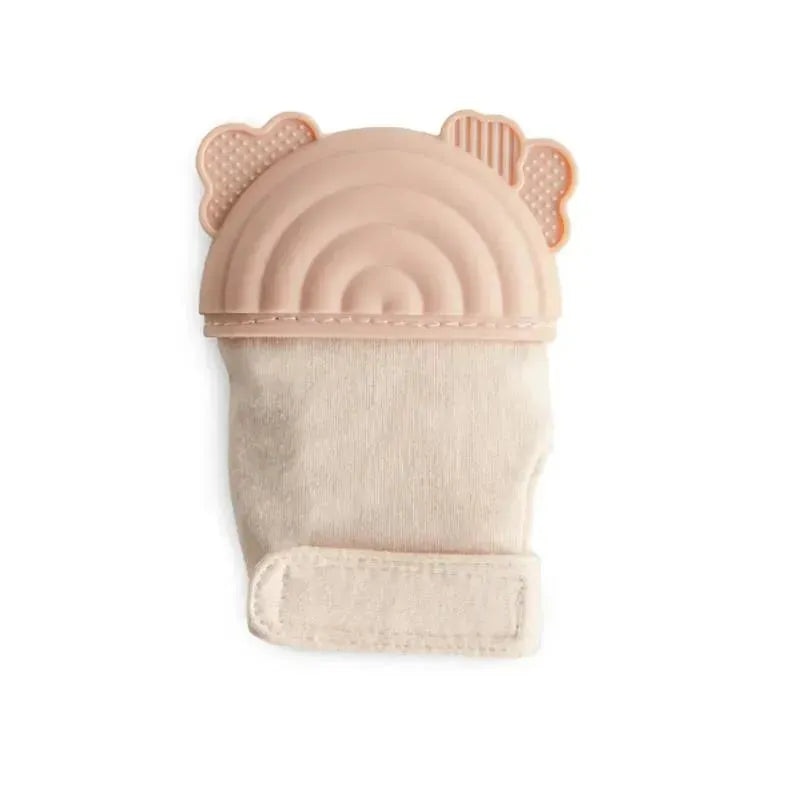 Mushie – Teething Mitten, Rainbow