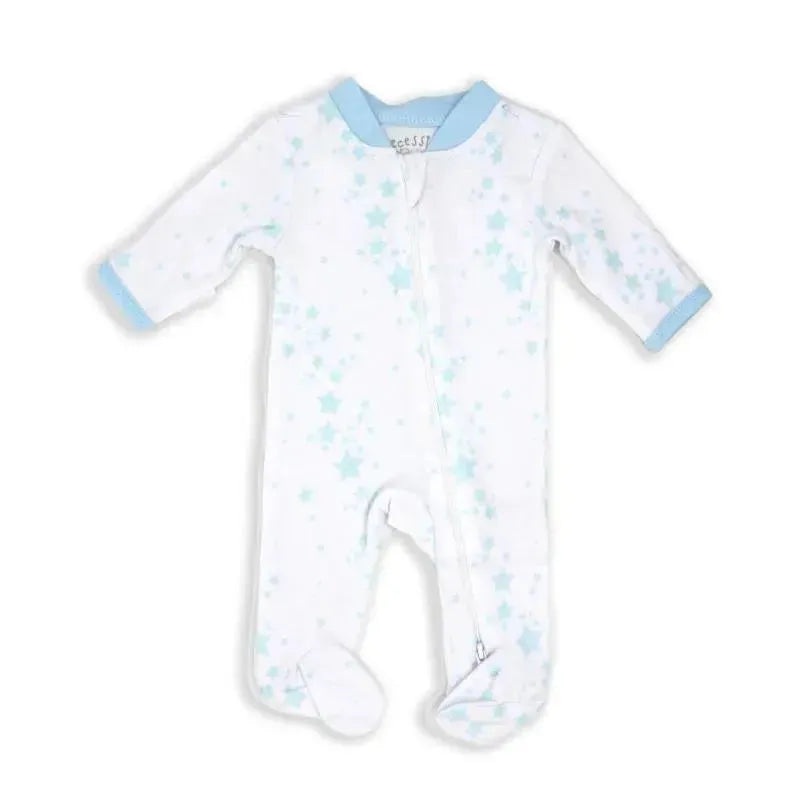 Rose Textiles – Baby Boy Star Printed Sleeper, Blue