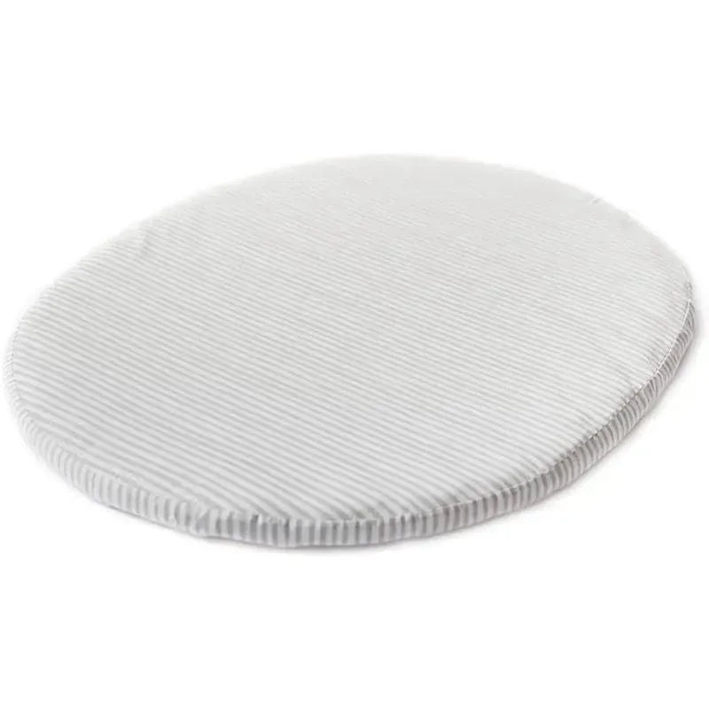 Stokke – Sleepi Mini Fitted Sheet by Pehr, Stripes Away Pebbles