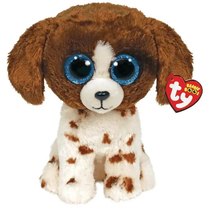 Ty – Plush, Muddles Brown White Dog