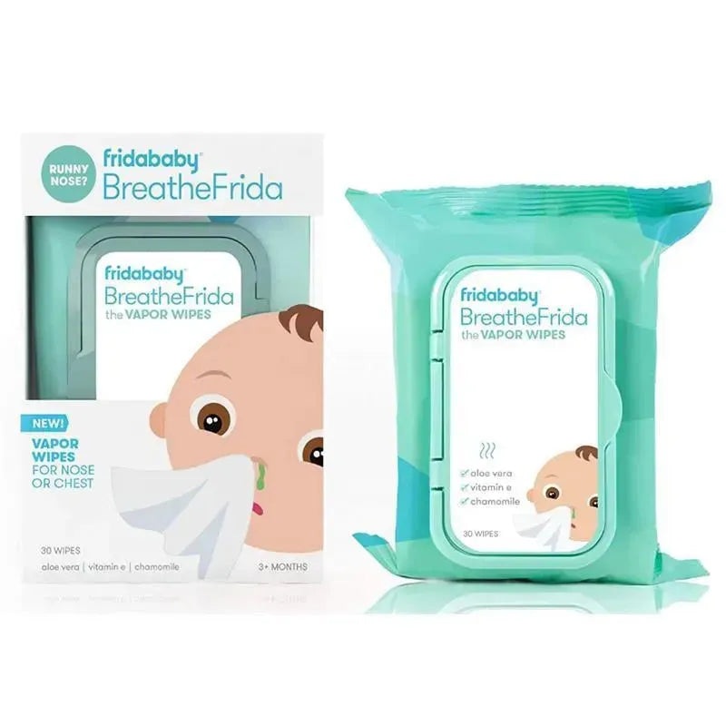 Fridababy – 30Ct BreatheFrida Nose & Chest Vapor Wipes