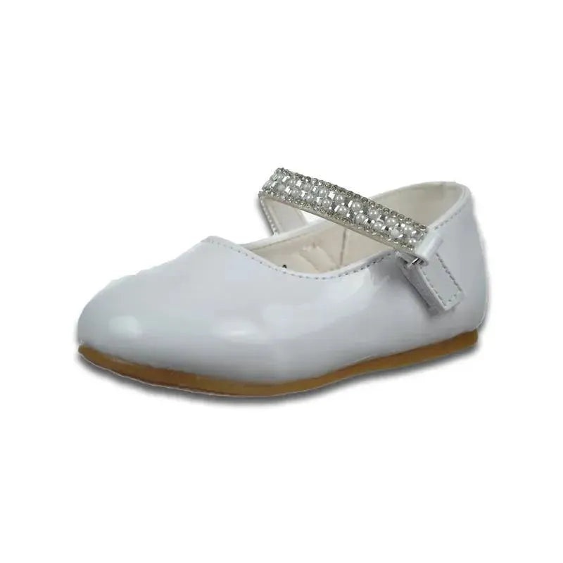 Josmo – Baby Girl Christening Shoes, White