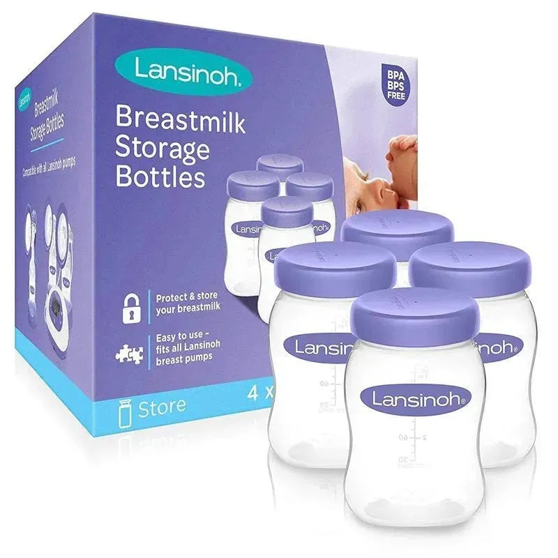 Lansinoh – 4Pk Breastmilk Storage Bottles
