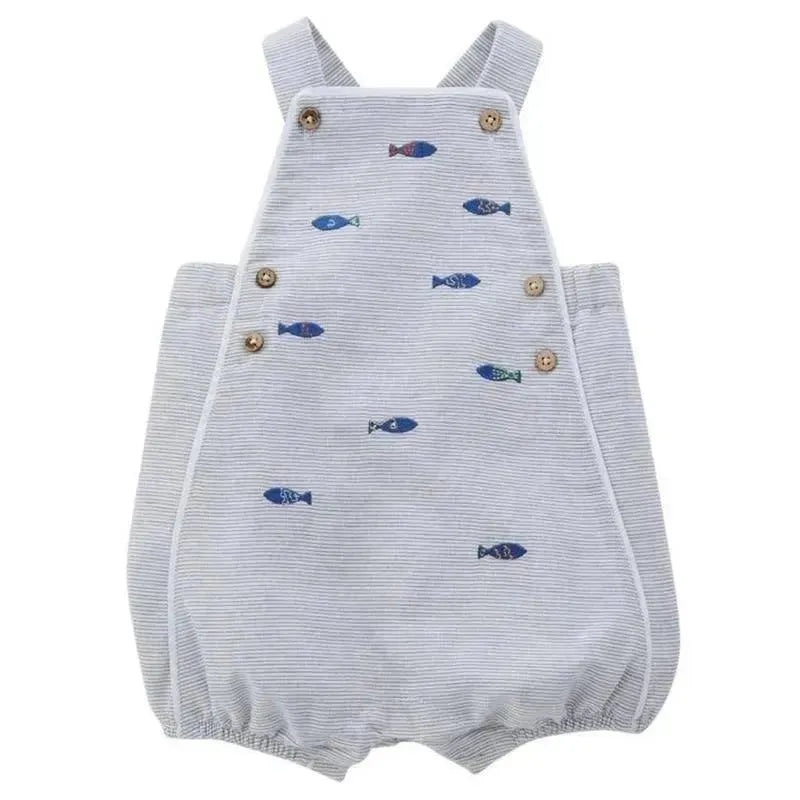 Mud Pie – Fish Schiffli Bubble Romper