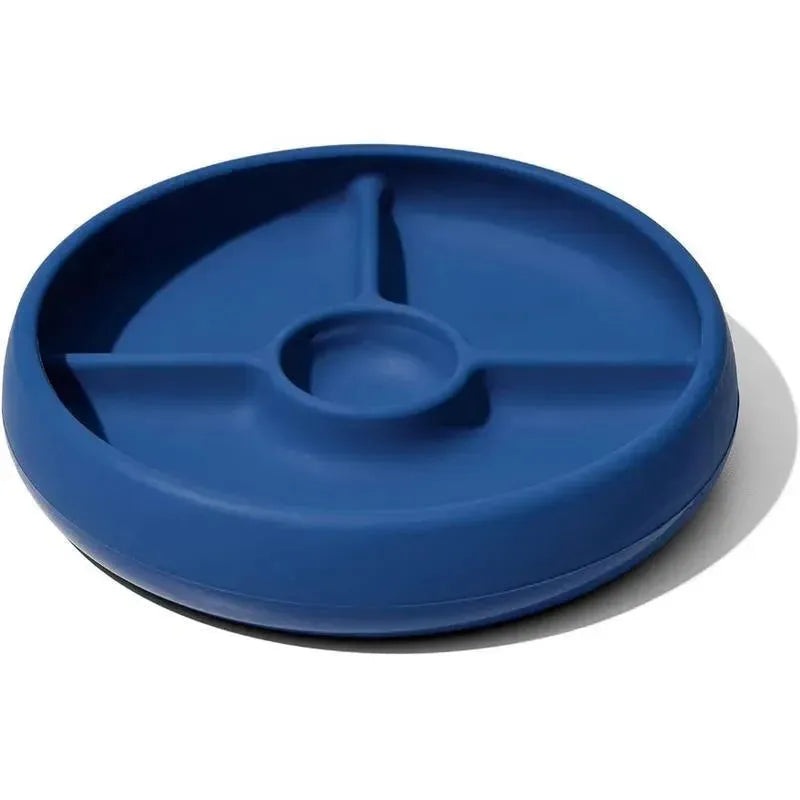 Oxo – Tot Silicone Divided Dinner Plate, Navy
