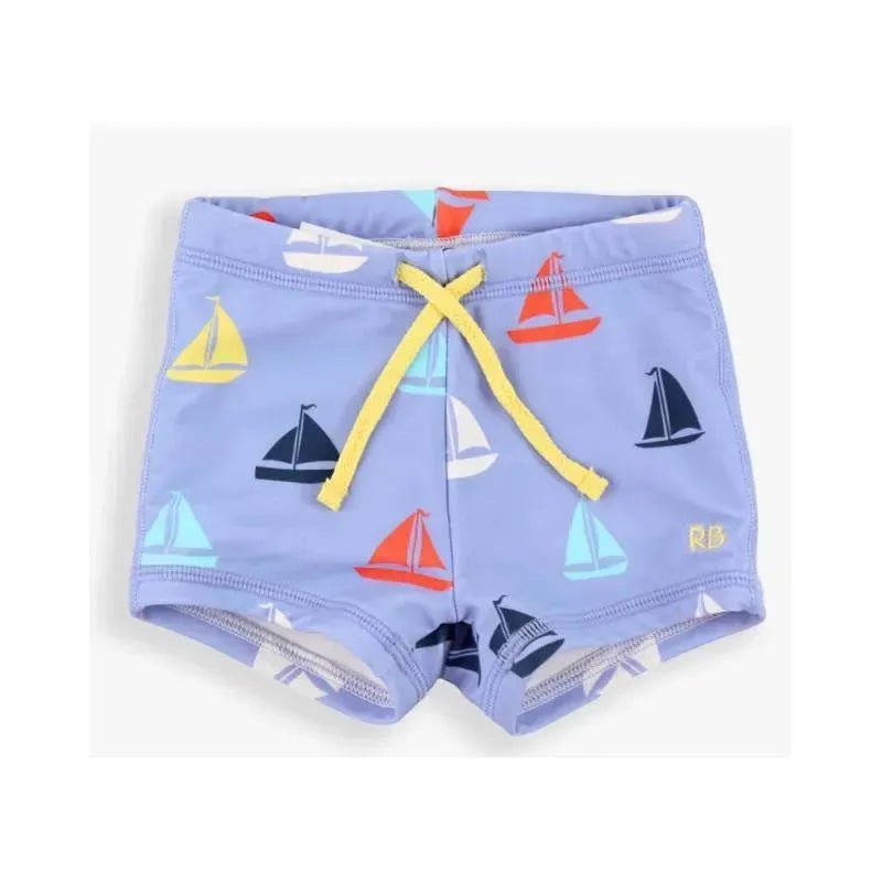 Rufflebutts – Down By The Bay Swim Shorties, Blue