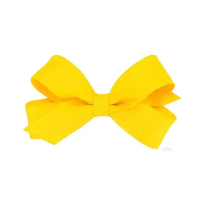 Wee Ones – Basic Tiny Grosgrain Bow, Yellow