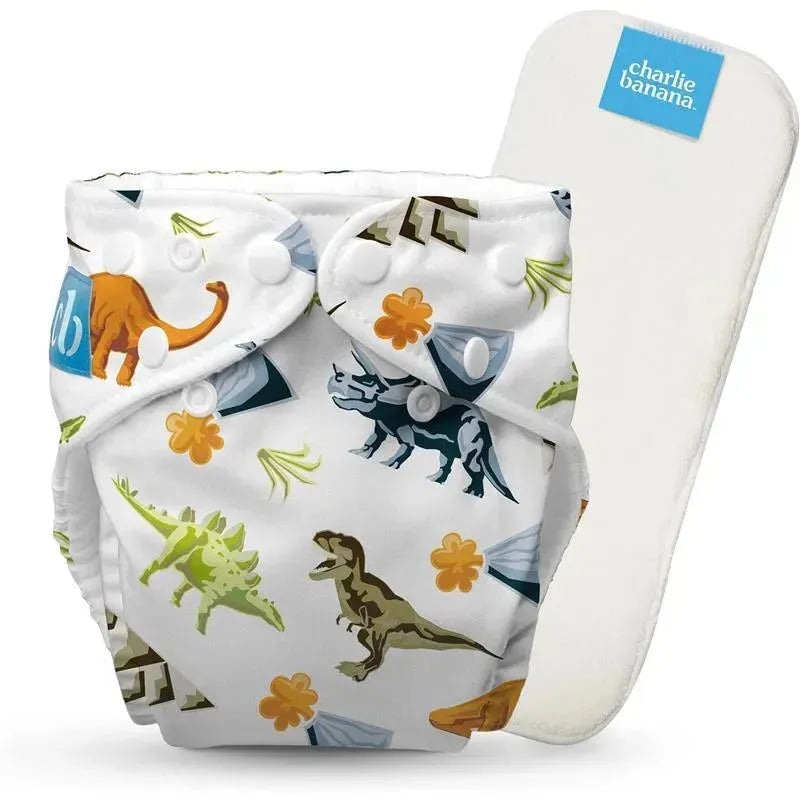 Charlie Banana – Dinosaurs Reusable Cloth Diaper One Size