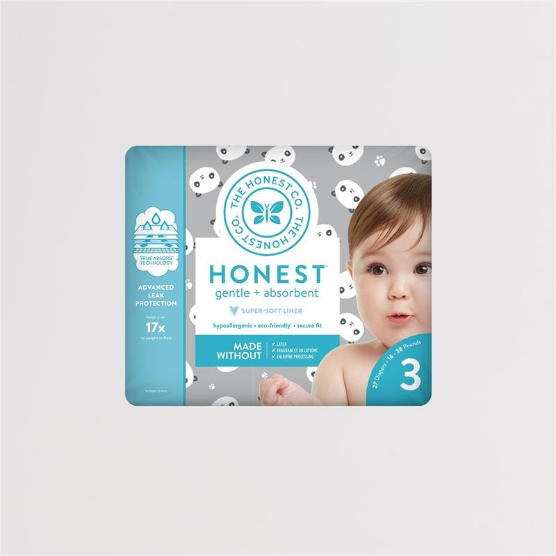 Honest Diapers Panda Size 3