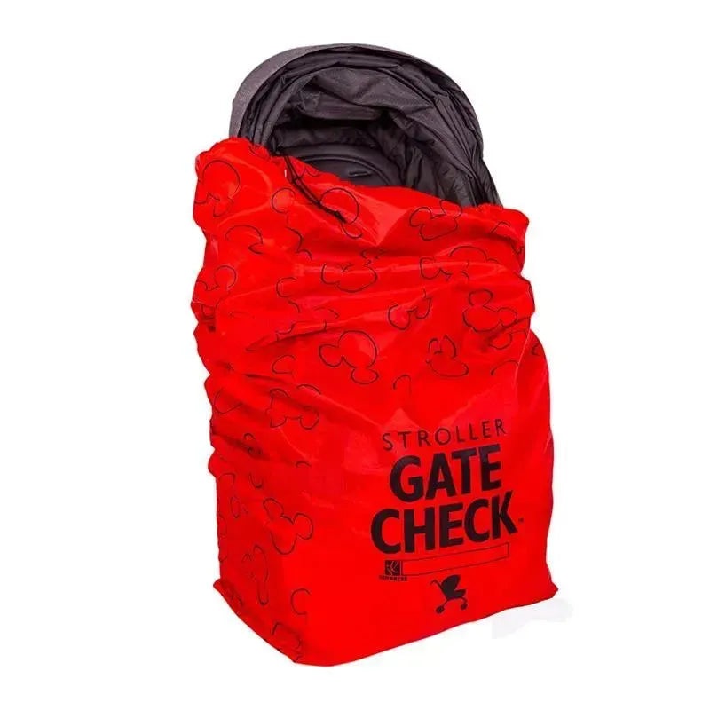 J.L. Childress – Gate Check Bag For Single & Double Strollers, Mickey Red