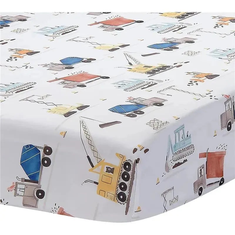 Lambs & Ivy – Construction Zone Baby Fitted Crib Sheet