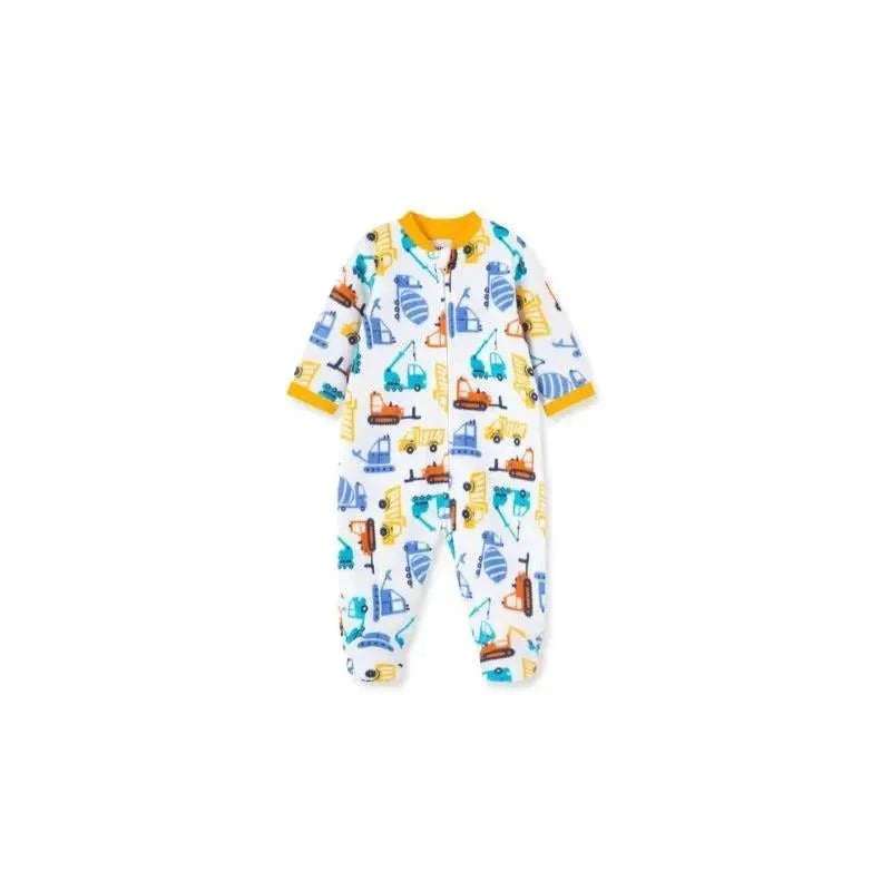 Little Me – Construction Blanket Fleece, Multi Stripe